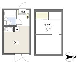myplan高円寺北 ワンルームの間取図画像
