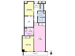 AB・I 2LDKの間取図画像