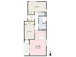 LaCasaSpeciale 1SLDKの間取図画像