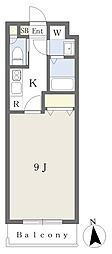 Finevalley 1Kの間取図画像