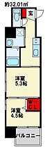 ラ・フェリス下到津 306 ｜ 福岡県北九州市小倉北区下到津２丁目8-15（賃貸マンション2K・3階・32.01㎡） その2