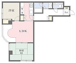 六番館 2LDKの間取図画像