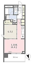 プレジリア銀座EAST 1LDKの間取図画像