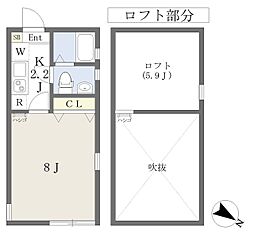 イル・ソーニョ上大岡 1Kの間取図画像
