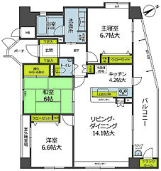 物件の間取り