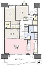 HARUMIFLAGSEAVILLAGEA棟 3LDKの間取図画像
