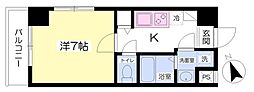 GrandeShimoda 1Kの間取図画像
