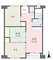 新星和初芝マンション北棟4階5.0万円