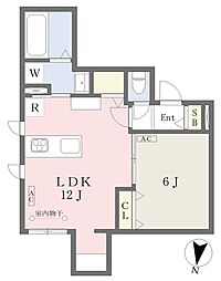 Residence de 八事 1LDKの間取図画像