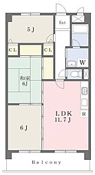 サンシャイン白山 3LDKの間取図画像