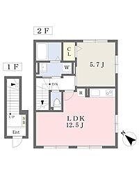 メゾン・ド・F・2 1LDKの間取図画像