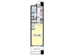 MA仙台ビルグランルージュ北一番丁 1Kの間取図画像