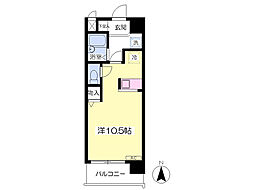 HMC.Flats ワンルームの間取図画像