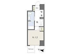 Area二日町 1Kの間取図画像
