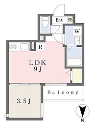 RoyalMaison城東 1LDKの間取図画像