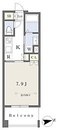 FirstEavesFukushima 1Kの間取図画像