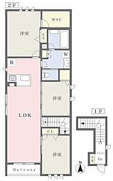 Lo・CoLuNa新森 3LDKの間取図画像