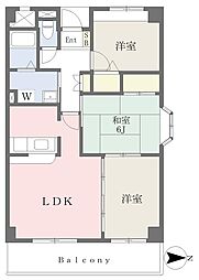 コアスターレ阪奈 3LDKの間取図画像
