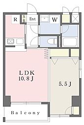 アーバン伏見 1LDKの間取図画像