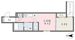 TY-CubixCASA2 1LDKの間取図画像