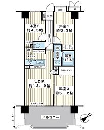 間取図画像 3LDK