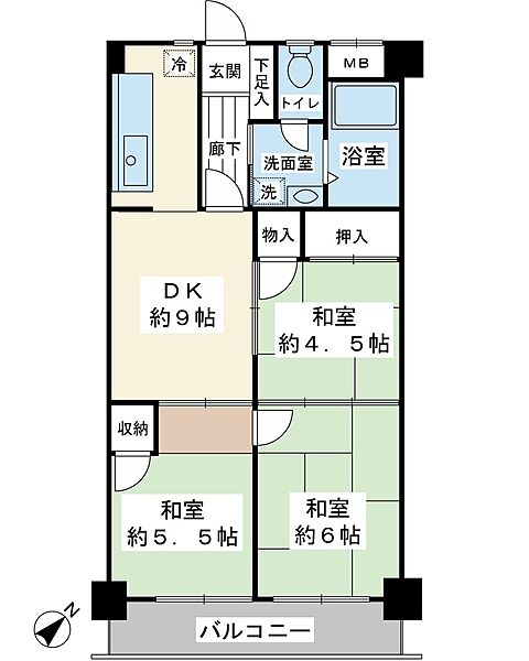 間取りを拡大表示