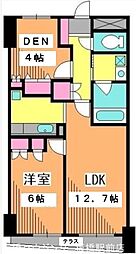 ディアナヒル 1階1SLDKの間取り