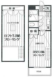 ハイツエムアイ 1Kの間取図画像