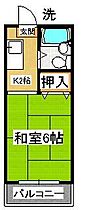 サンシティ篠原 202 ｜ 千葉県市川市原木1丁目20-5（賃貸アパート1K・2階・21.87㎡） その2