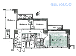 間取図画像 3LDK