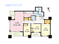 西早稲田パーク・タワー10階18,500万円