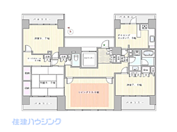 藤和シティホームズ六義園 3SLDKの間取図画像