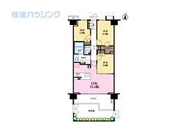 クレヴィア千川 3LDKの間取図画像