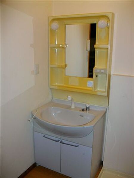 画像6:嬉しいシャワー付の洗面台と室内洗濯機置き場があります