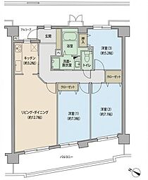 間取図画像 3LDK