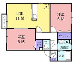 大阪府東大阪市東鴻池町５丁目（賃貸アパート2LDK・2階・52.17㎡） その2