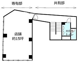 🉐敷金礼金0円！🉐船井ビル2階事務所北側