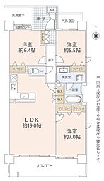 間取図画像 3LDK