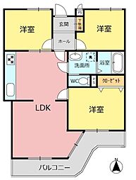 間取図画像 3LDK