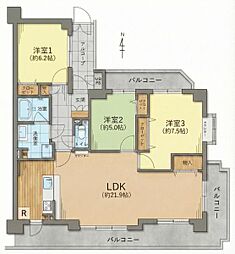 間取図画像 3LDK