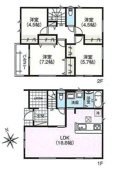 間取りを拡大表示