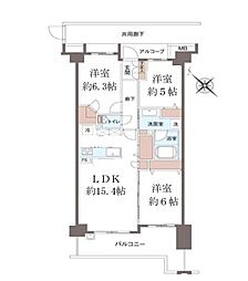 間取図画像 3LDK