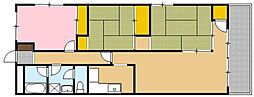 磯子シルクマンション 3LDKの間取図画像