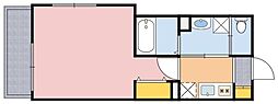 仮)中山新築アパート 1Kの間取図画像