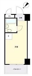 トップルーム横浜NO.1 ワンルームの間取図画像