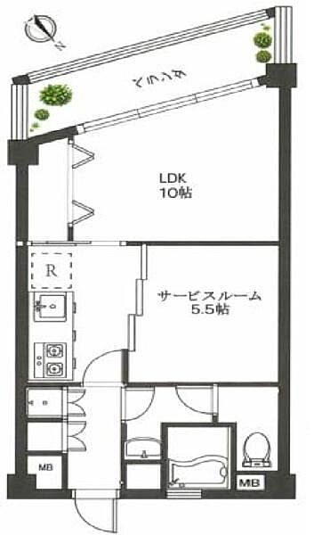 間取りを拡大表示