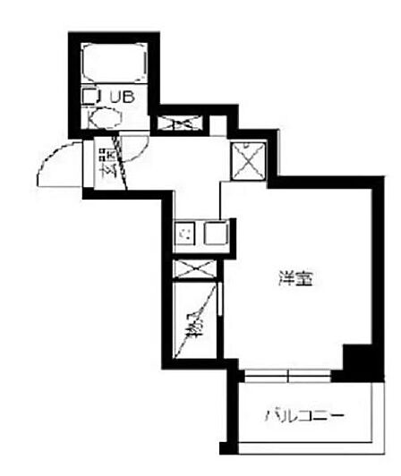 1R 間取り