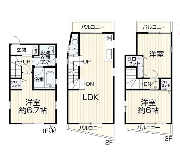 間取りを拡大表示