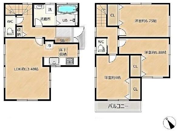 間取りを拡大表示