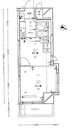 ガーデンプラザ横浜南 1DKの間取図画像